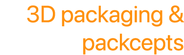 3D packaging & packcepts