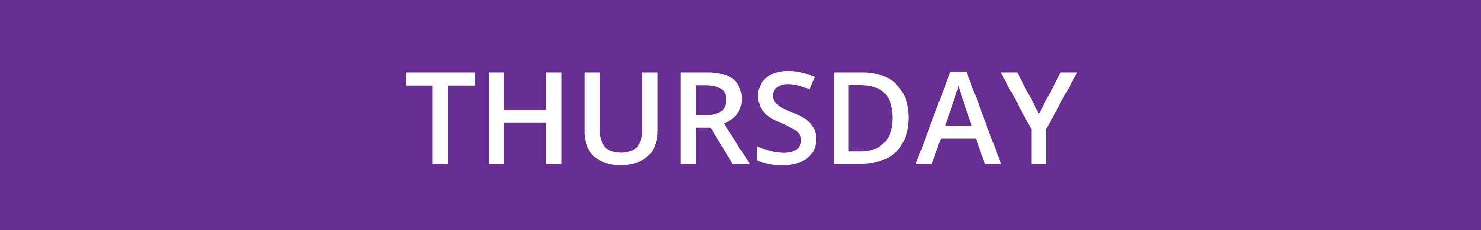 THURSDAY