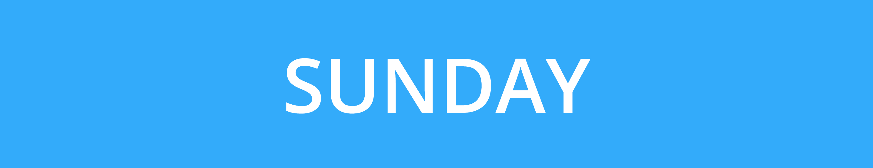 SUNDAY